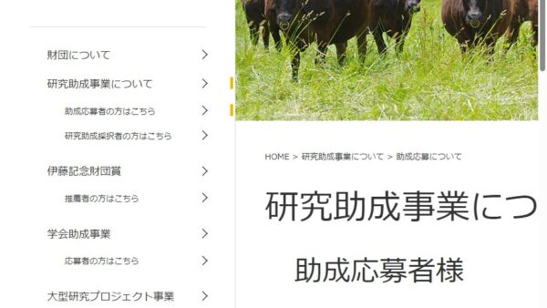 伊藤記念財団 | 研究助成